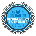 2C blue refrigeration badge license 2