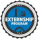 Externship Program badge featuring a wrench and gear symbol.