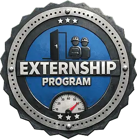 Externship badge 3d