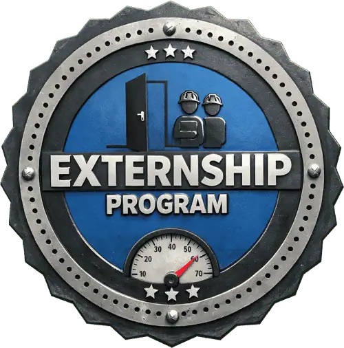 Externship badge 3d